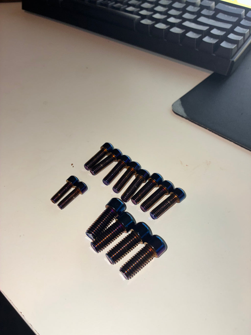 Titanium handle bar kit